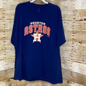 FANATICS HOUSTON ASTROS SIZE 4XL CREWNECK CLASSIC CASUAL EVERYDAY COTTON TEE
